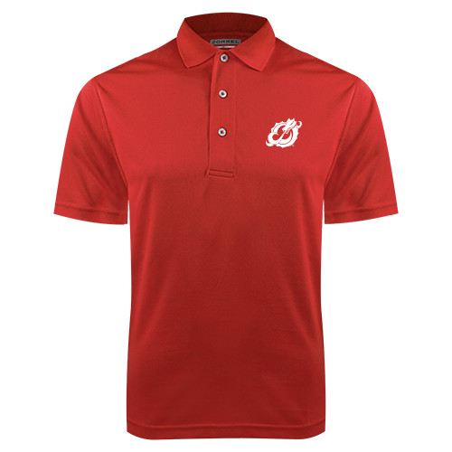  Red Dry Mesh Polo - Dragon Mark
