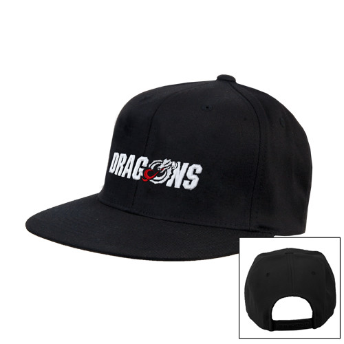 MSUM Black Flat Bill Snapback Hat