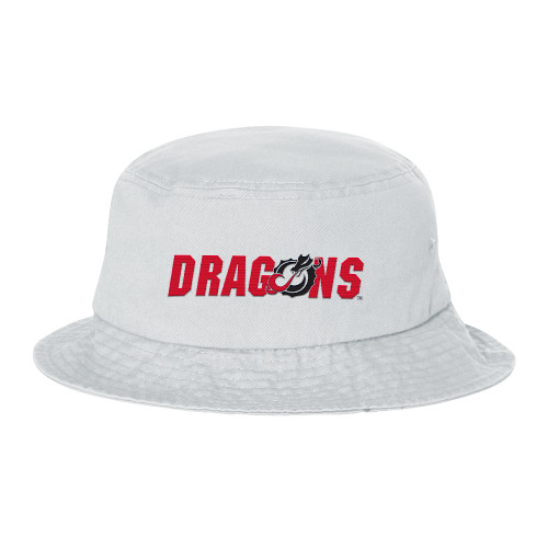  Sportsman White Bucket Hat - Dragons