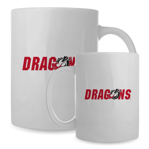  Full Color White Mug 15oz - Dragons