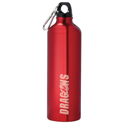  Venture Aluminum Red Bike Bottle 26oz - Dragons Engraved