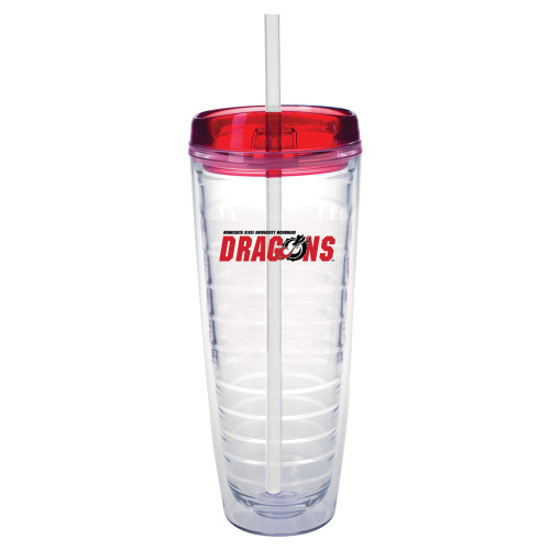 Tritan Double Wall Tumbler w/Red Top 26oz - Official Logo