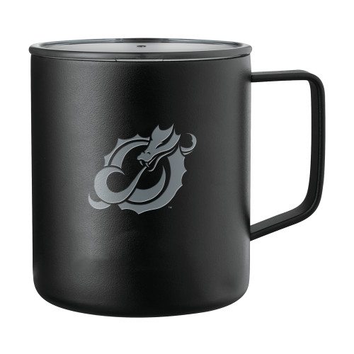  Rover Camp Vacuum Insulated Black Mug 14oz - Dragon Mark Engraved