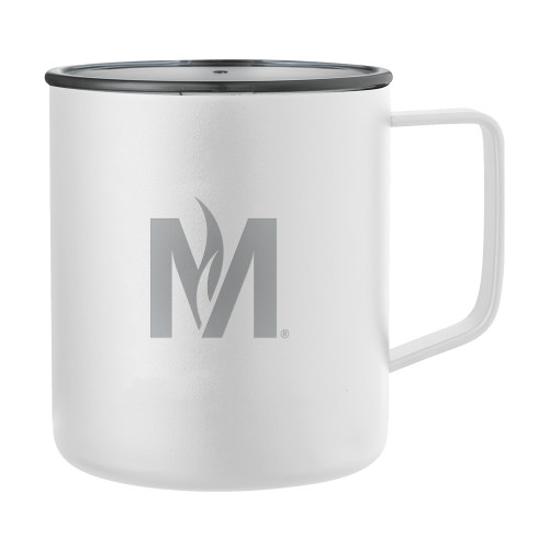  Rover Camp Vacuum Insulated White Mug 14oz - Additional Graphics Engraved