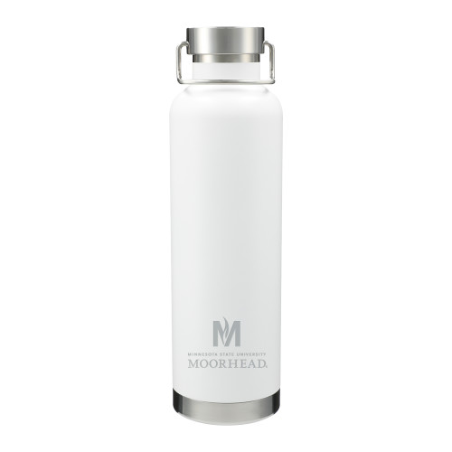 Thor Copper Vacuum Insulated White Bottle 32oz - Additional Graphics Engraved