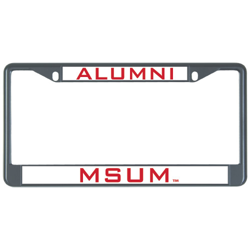  Alumni Metal License Plate Frame in Black - Alumni