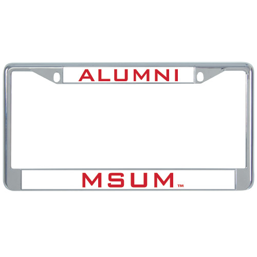  Alumni Metal License Plate Frame in Chrome - Alumni