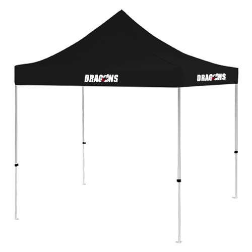  9 ft x 9 ft Black Tent - Dragons