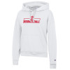 Thumbnail image for  Champion Womens White Powerblend Pullover Hood