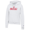 Thumbnail image for  Champion Womens White Powerblend Pullover Hood