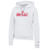 Thumbnail image for  Champion Womens White Powerblend Pullover Hood