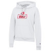 Thumbnail image for  Champion Womens White Powerblend Pullover Hood