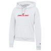 Thumbnail image for  Champion Womens White Powerblend Pullover Hood