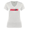 Thumbnail image for  Next Level Womens White Ideal V Tee