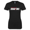 Thumbnail image for  Next Level Womens Black Boyfriend Tee