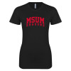 Thumbnail image for  Next Level Womens Black Boyfriend Tee