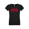 Thumbnail image for  Next Level Girls Black Fashion Fit T Shirt