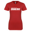 Thumbnail image for  Next Level Womens Red Boyfriend Tee