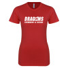 Thumbnail image for  Next Level Womens Red Boyfriend Tee