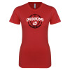 Thumbnail image for  Next Level Womens Red Boyfriend Tee