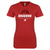 Thumbnail image for  Next Level Womens Red Boyfriend Tee