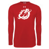Thumbnail image for  Under Armour Red Long Sleeve Tech Tee