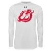 Thumbnail image for  Under Armour White Long Sleeve Tech Tee