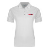 Thumbnail image for  Womens Silk Touch White Pique Polo