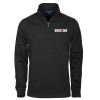 Thumbnail image for  Black Slub Fleece 1/4 Zip Pullover