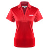 Thumbnail image for  Womens Red Performance Fine Jacquard Polo
