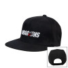 Thumbnail image for  Black Flat Bill Snapback Hat
