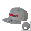Thumbnail image for  Heather Grey Wool Blend Flat Bill Snapback Hat