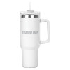 Thumbnail image for  Hippo White Mug & Straw Lid with Twist Closure 40 oz