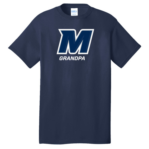  Extended Navy T Shirt - Monmouth Grandpa