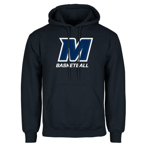  Navy Fleece Hoodie - Monmouth Basketball