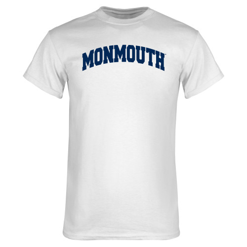  White T Shirt - Monmouth Collegiate Arch