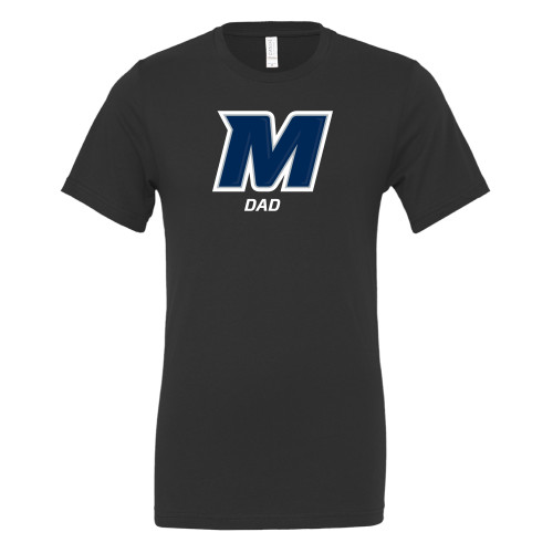  Bella + Canvas Black Jersey Cotton T Shirt - Monmouth Dad