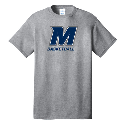  Extended Athletic Heather T Shirt - Monmouth Basketball