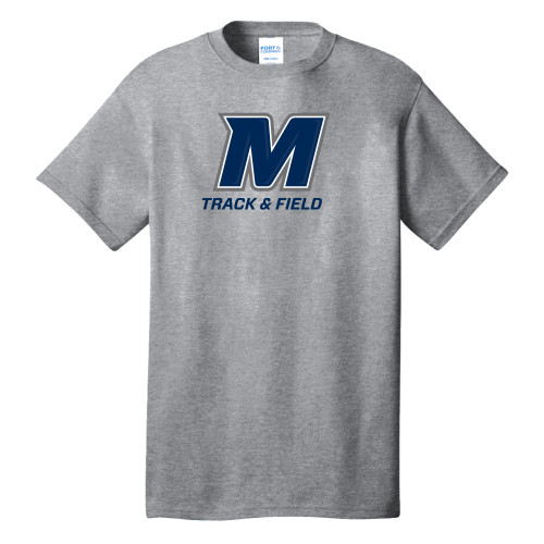  Extended Athletic Heather T Shirt - Monmouth Track & Field