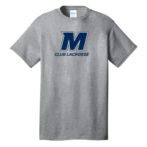  Extended Athletic Heather T Shirt - Monmouth Club Lacrosse