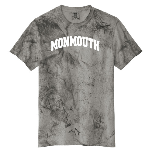  Comfort Colors Charcoal Heavyweight Color Blast Tee - Monmouth Collegiate Arch