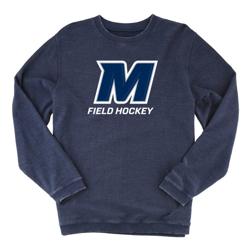 Boxercraft Womens Navy Corded Crew - Monmouth Field Hockey
