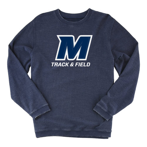  Boxercraft Womens Navy Corded Crew - Monmouth Track & Field