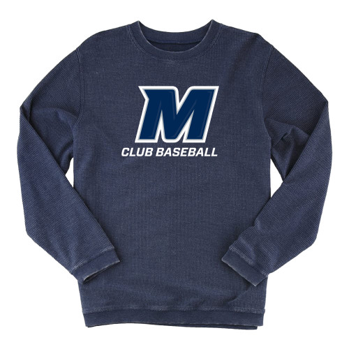  Boxercraft Womens Navy Corded Crew - Monmouth Clun Baseball