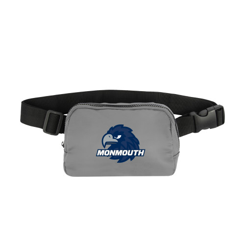  Anywhere Grey Belt Bag - Monmouth Wordmark with Hawk Head