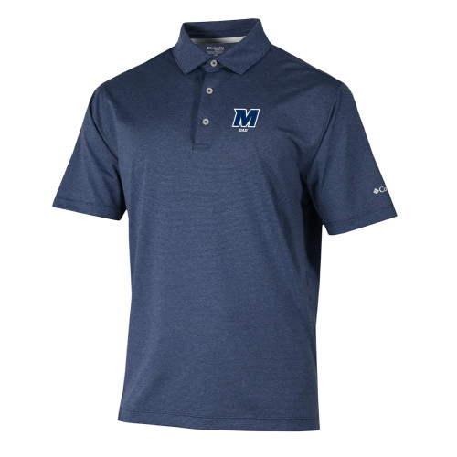  Columbia Navy Sand Tee Polo - Monmouth Dad