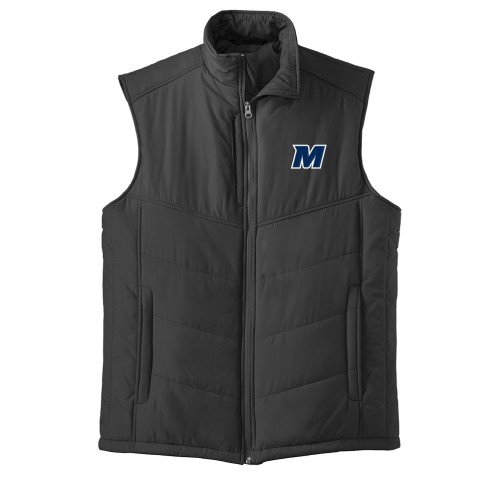  Black Puffer Vest - Monmouth M