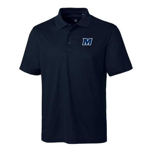  C&B Dark Navy Clique Ice Pique Polo - Monmouth M