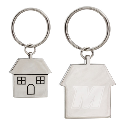  Silver House Key Holder - Monmouth MEngraved