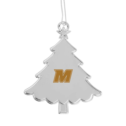  Silver Tree Ornament - Monmouth MEngraved